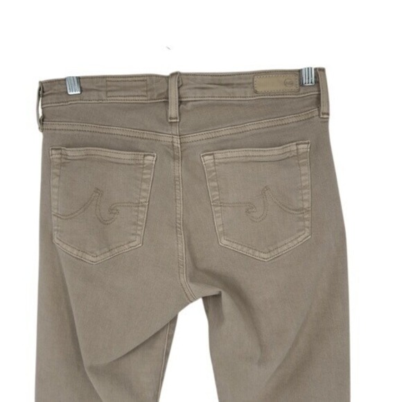 AG‎ Adriano Goldschmied Prima Ankle Cigarette Jeans Beige Khaki Size 26 - Picture 9 of 14